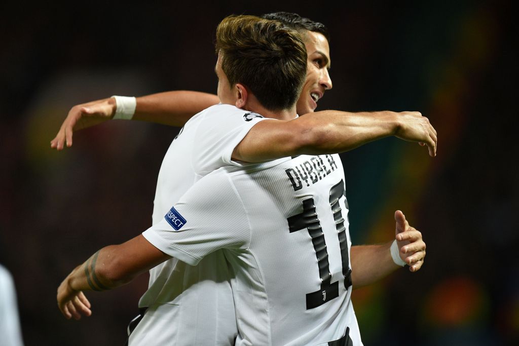 Cristiano y Dybala en el triunfo de Juventus