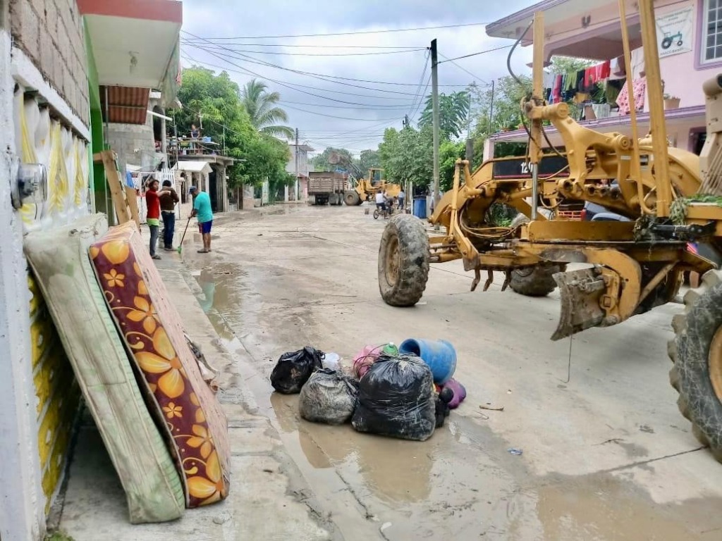 Las autoridades y habitantes comenzaron con la rehabilitación de espacios. (Isabel Zamudio)