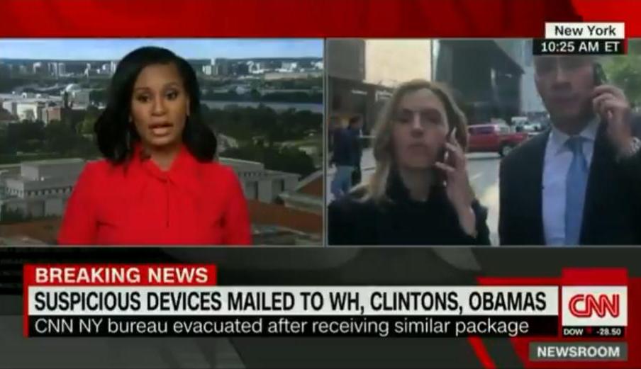 CNN evacuó su sala de redacción como precaución ante el hallazgo de un aparato explosivo(Especial.