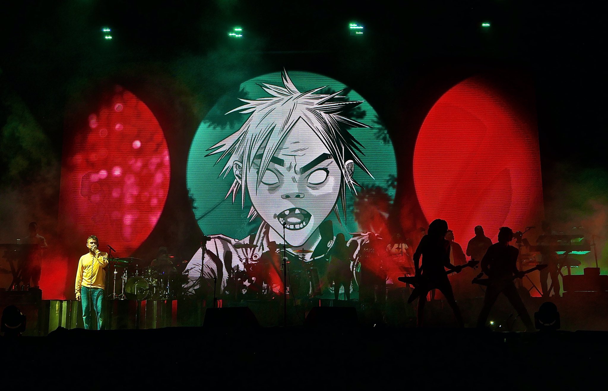 Gorillaz tiene una cita con su público mexicano esta noche. (Foto: Twitter)