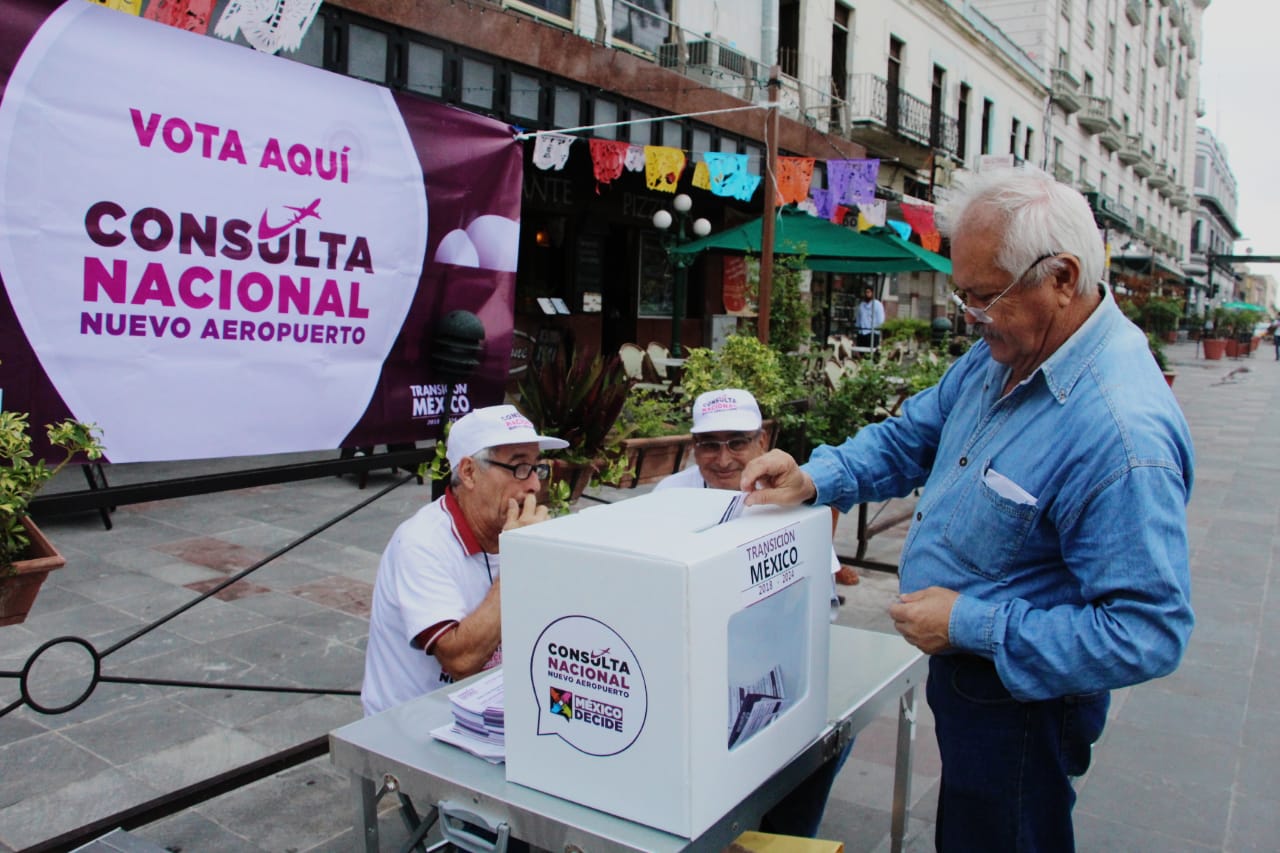 Consulta Ciudadana sobre el nuevo aeropuerto.