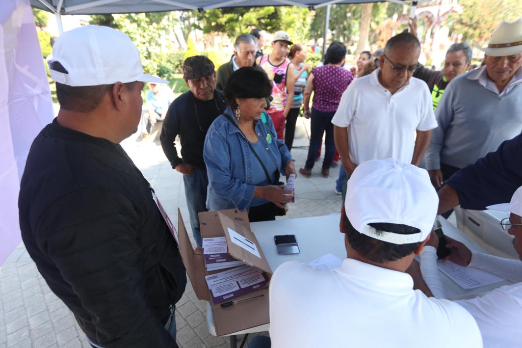 Ignacio de Valle y su esposa Trinidad, votaron en la consulta ciudadana. | Nelly Salas