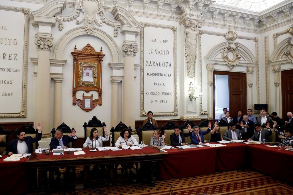 Sesión ordinaria del cabildo municipal de Puebla (Agencia Enfoque)