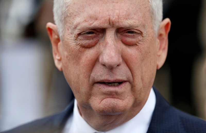 El secretario de Defensa de Estados Unidos, Jim Mattis.