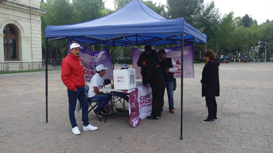 Esperan que hoy y el fin de semana, se de mayor número de votos.  (Elizabeth Hernández)