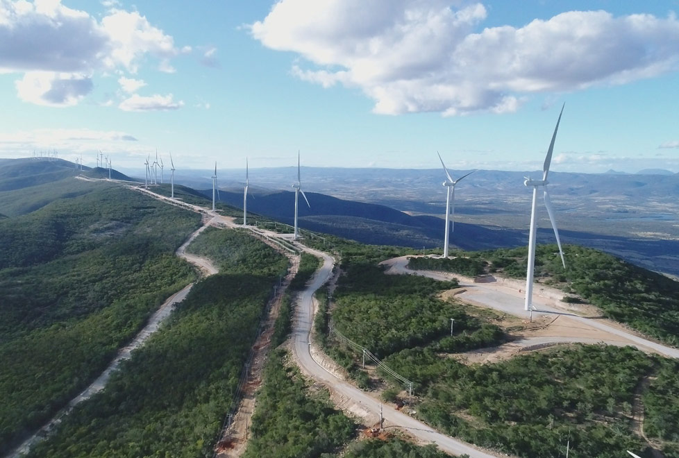 En 2017, la italiana Enel comenzó sus operaciones de la planta eólico Cristalândia, la cual tiene una capacidad instalada total de 90 MW y se ubica en