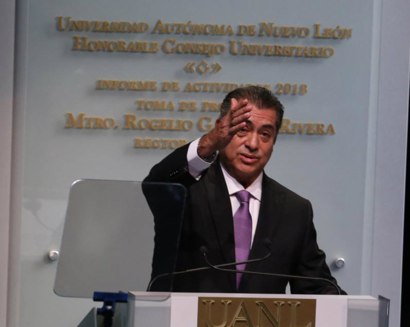 Jaime Rodríguez Calderón, gobernador de Nuevo León. Fotos: Jorge López