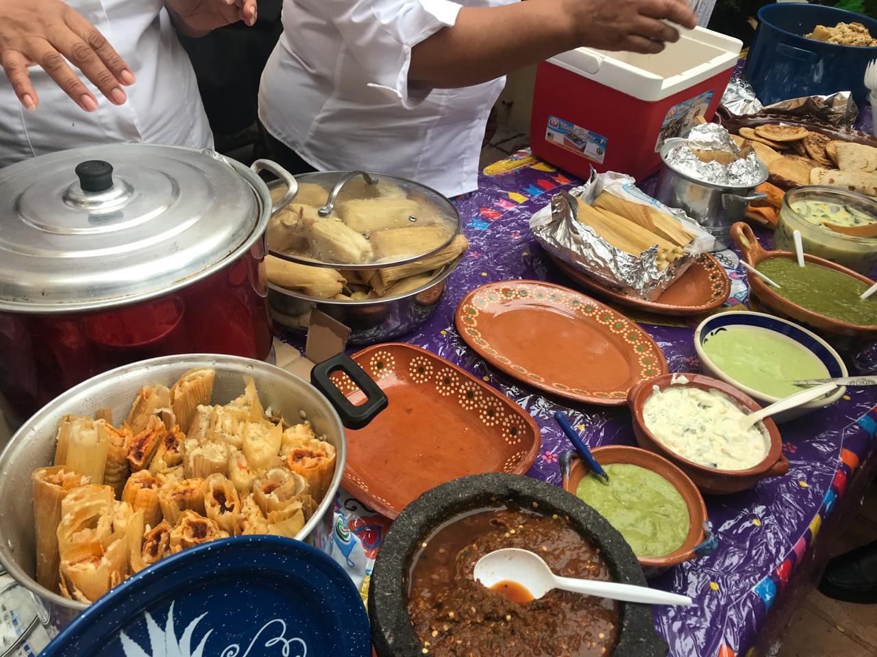 Habrá tamales tradicionales del norte del país, elaborados con hoja de elota y masa de nixtamal. (Ana Ponce)