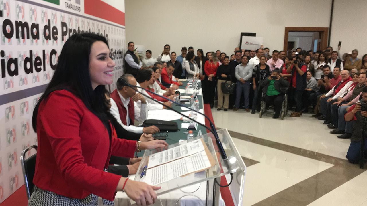 Yalheel Abdala presidenta del PRI Tamaulipas.