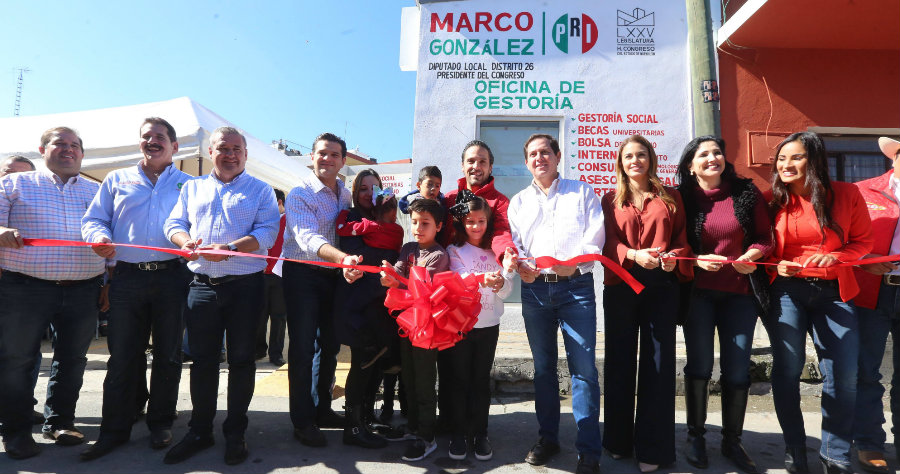 El legislador Marco González agradeció su voto a los habitantes de su distrito. (Foto: Leonel Rocha)