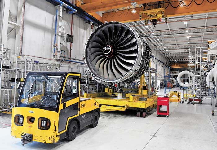 Las máquinas iban a entregarse a la empresa europea de aviones.