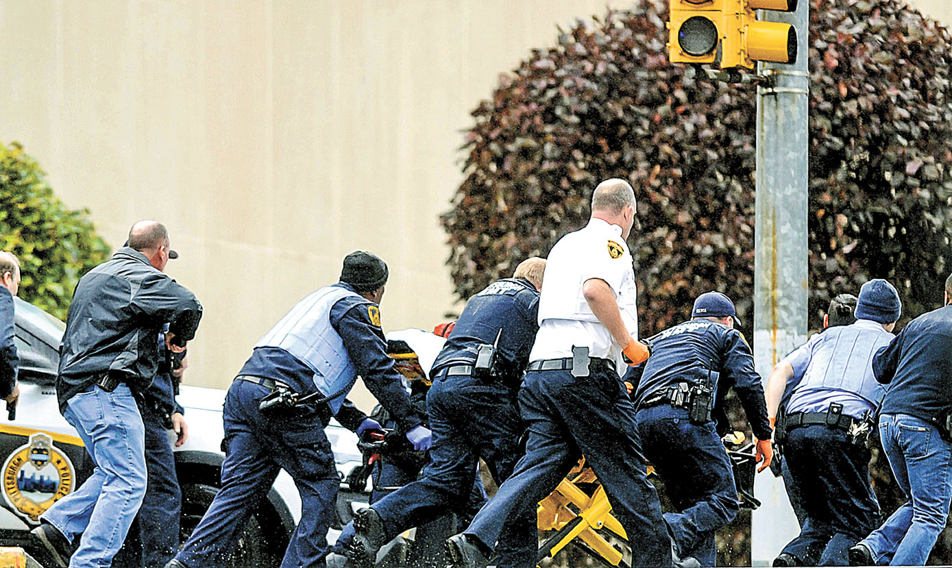 El detenido fue enviado a un hospital. (AP)