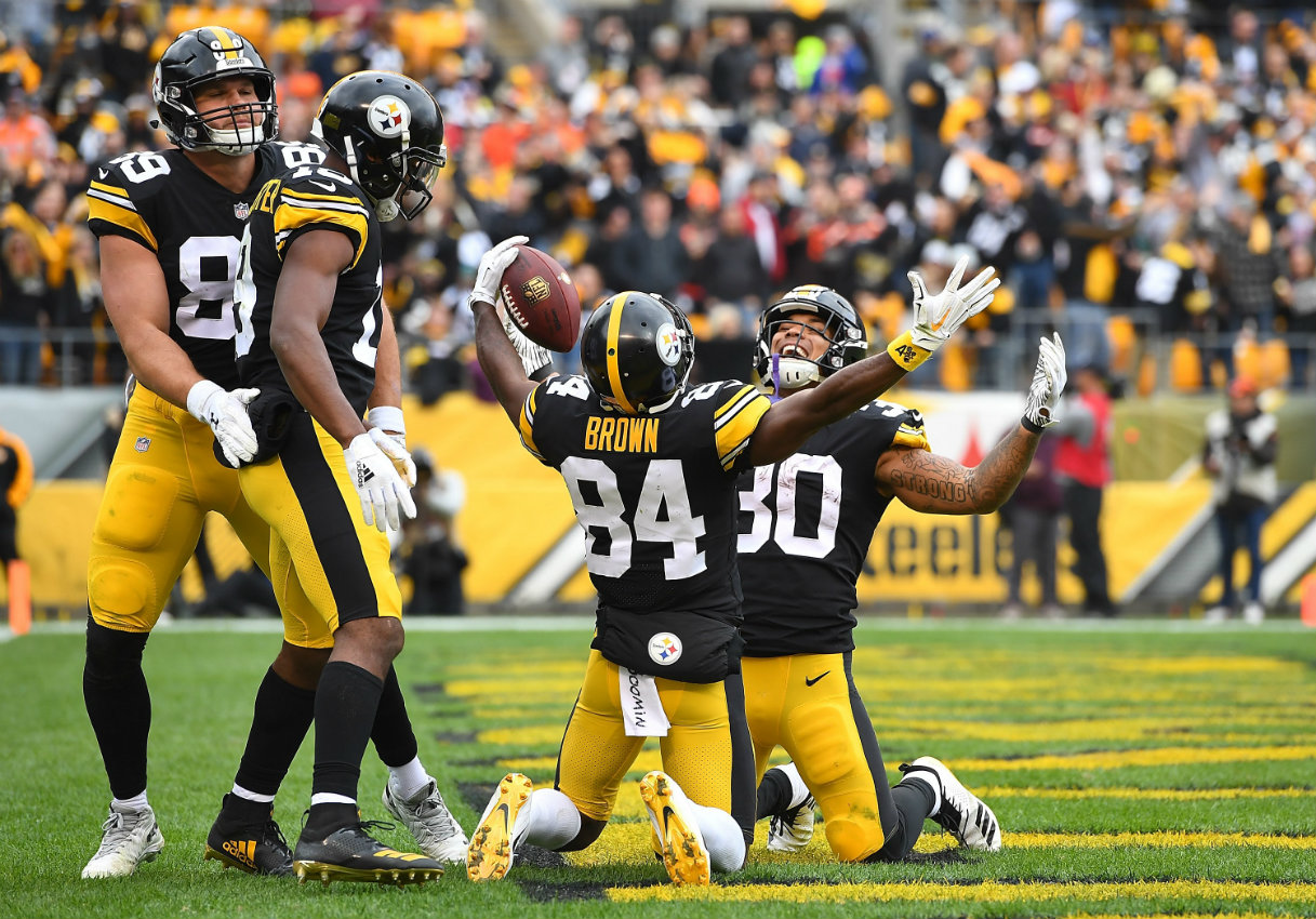 Los Steelers tuvieron una tarde redonda ante los Browns (AFP)