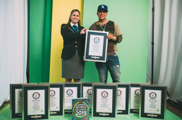 Daddy Yankee recibe 10 récords Guinness (Foto: Cortesía)