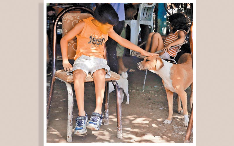 Me divertí mucho, porque los echaba a la tina y se salían, responde. (Foto: Araceli López)