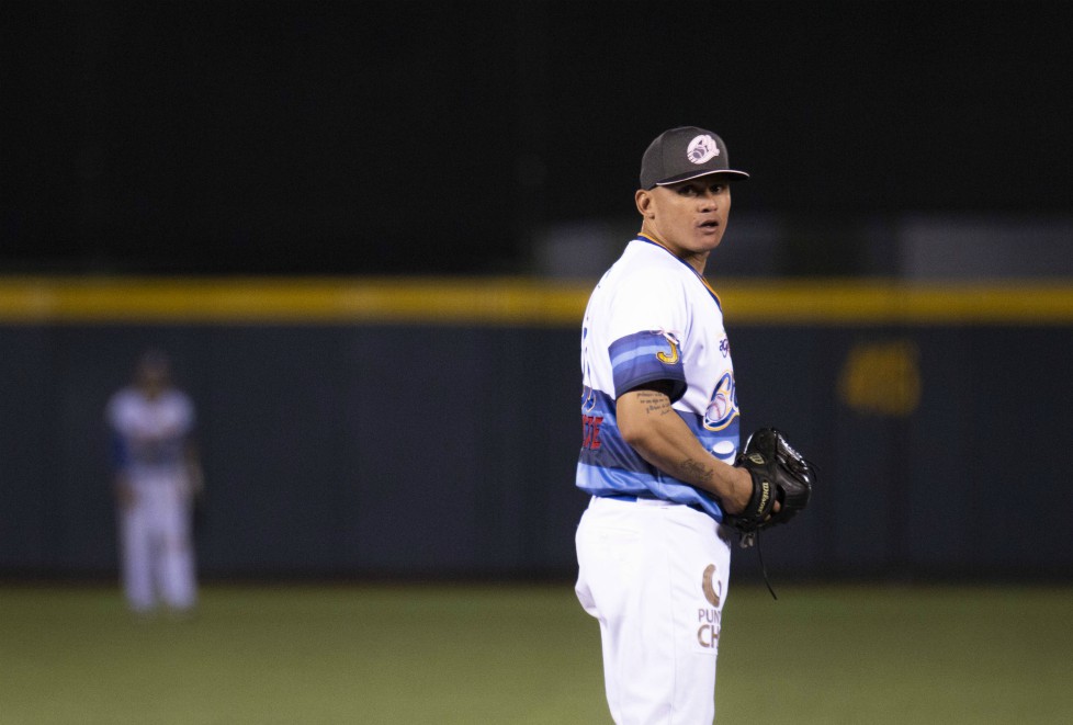 Lara solo permitió que tres jugadores de Mexicali pasaran por alguna de las bases. (Cortesía)