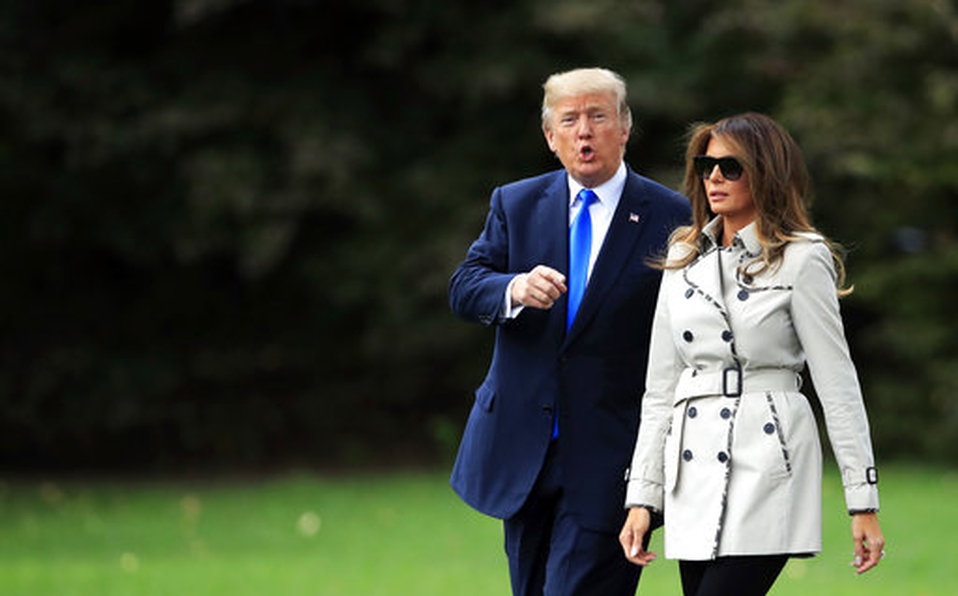 Trump y su esposa llegarán el martes.