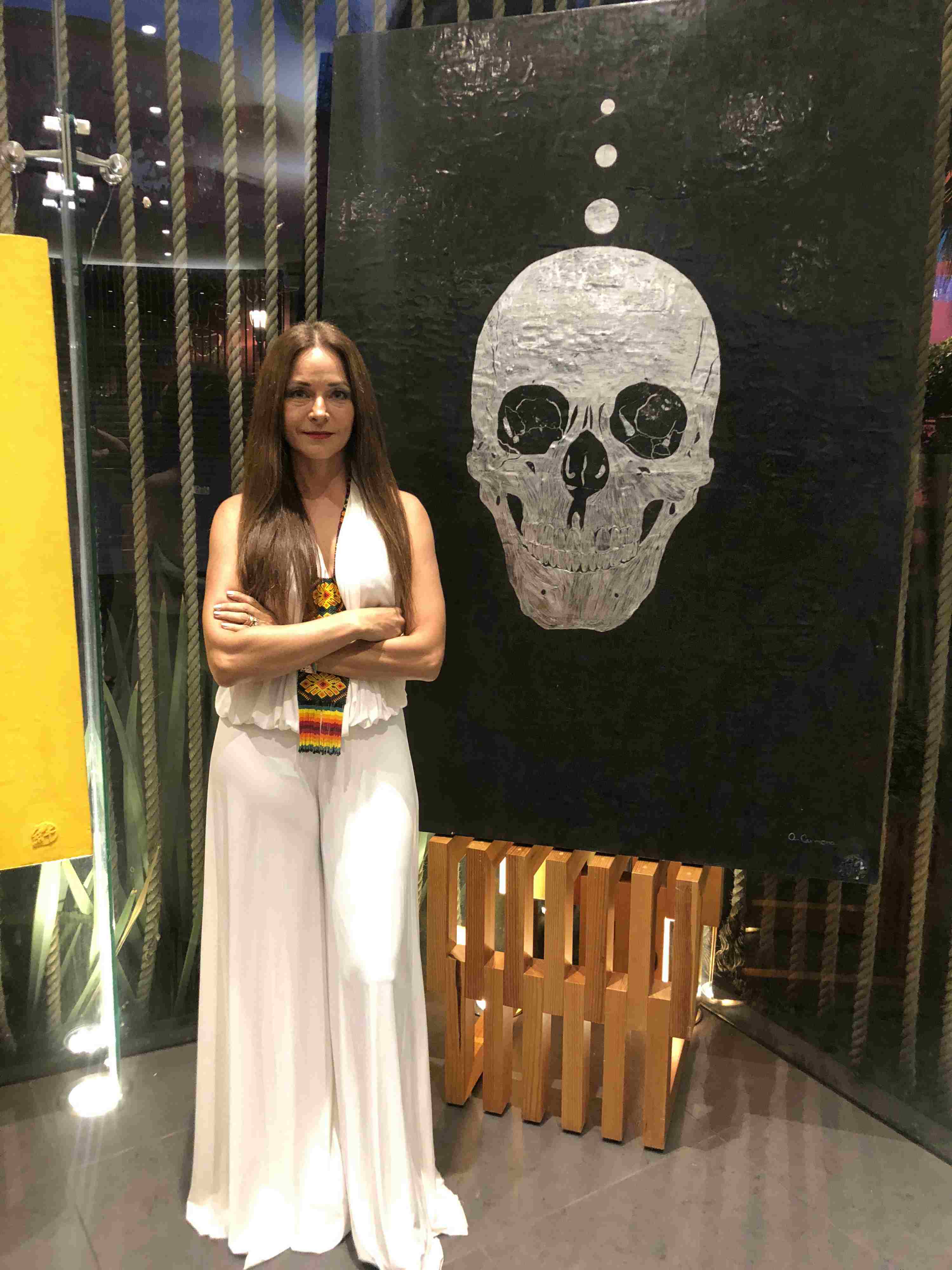 Carmona se considera una artista autodidacta. (Cortesía)