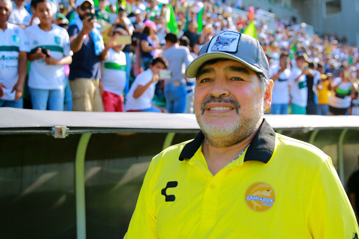 Diego Maradona, director técnico de Dorados (Imago7)