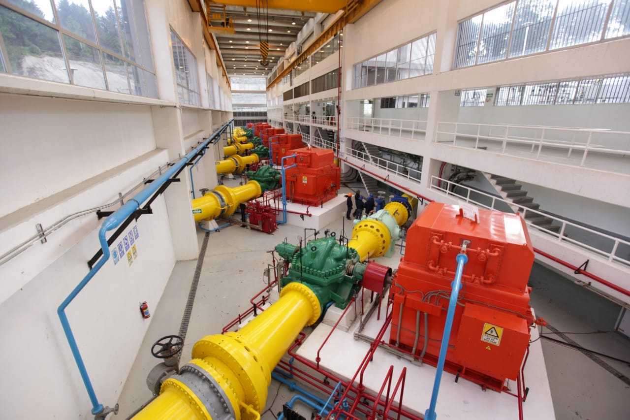 Las bombas de la Planta No. 5 fueron cerradas para dar mantenimiento al Sistema Cutzamala. (Omar Franco)
