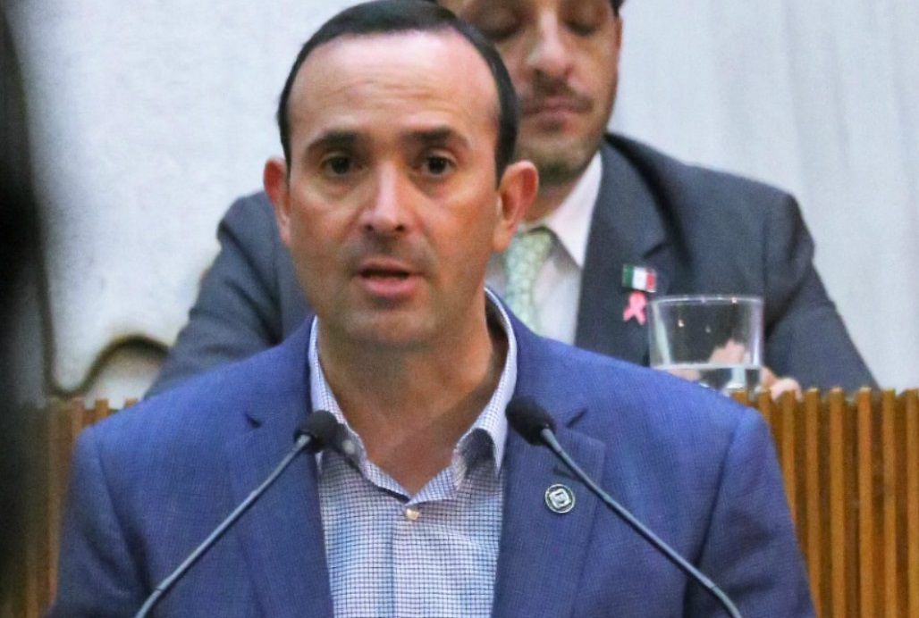 Carlos de la Fuente, coordinador de la bancada del PAN. Foto: Raúl Palacios
