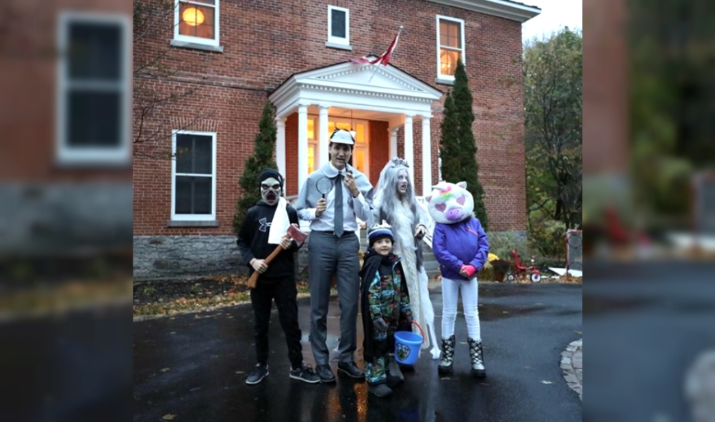 Justin Trudeau y su familia celebrarán este miércoles la Noche de Brujas (Instagram).