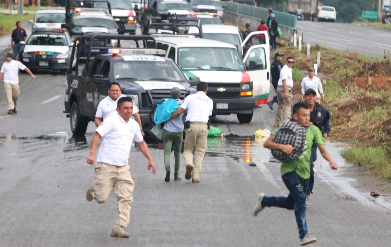Los migrantes fueron detenidos en Chiapas. (Javier Ríos)