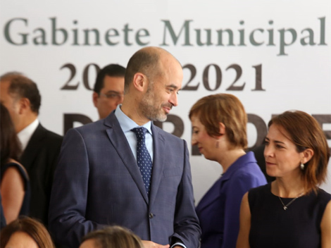 Miguel Treviño, alcalde de San Pedro. (Foto: Roberto Alanís)
