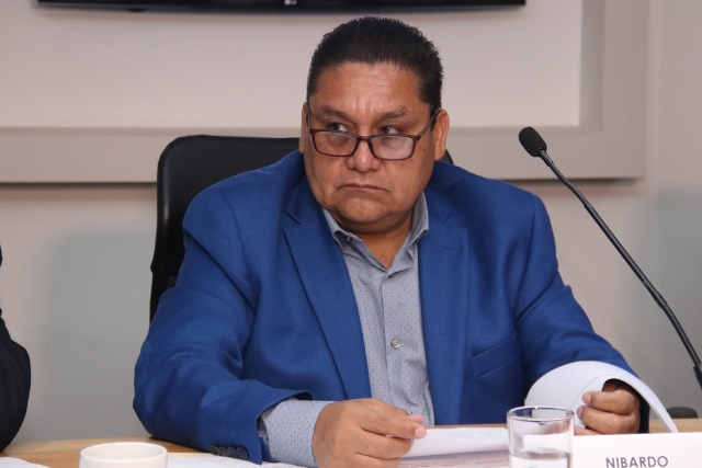 Nibardo Hernández Sánchez, presidente de la Comisión de Hacienda y Patrimonio Municipal del Congreso (Agencia Enfoque)