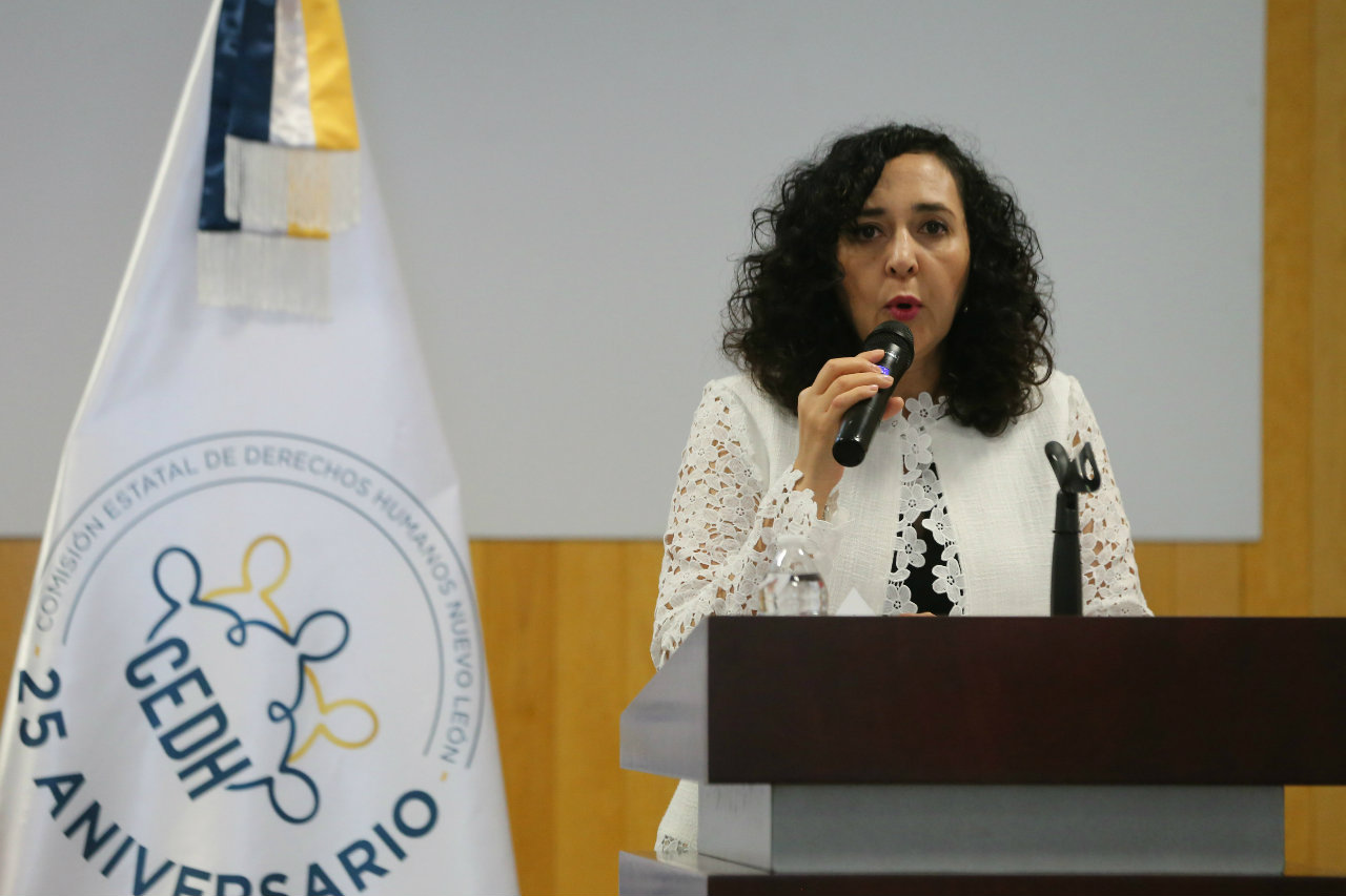 Sofía Velasco, presidenta de la CEDH. Foto: Leonel Rocha