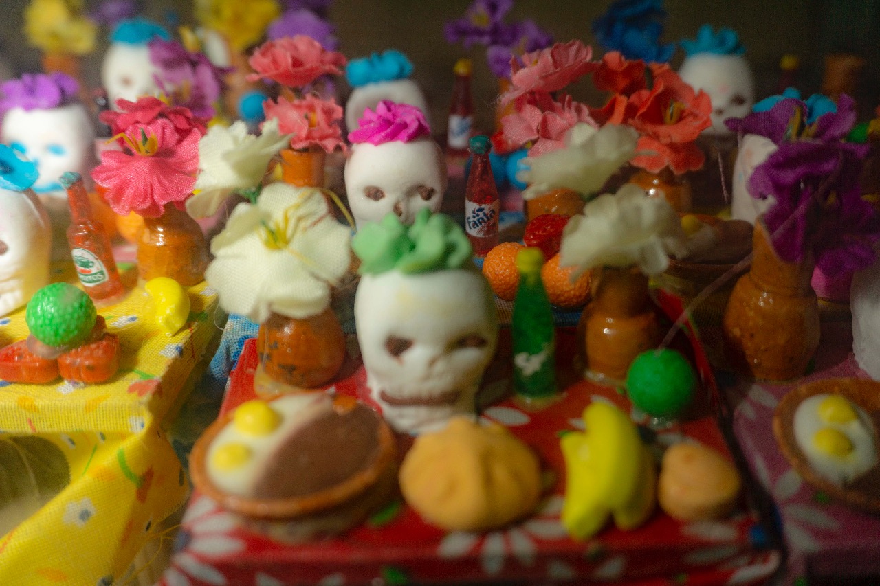 El altar de muertos dedicado al padre Rodríguez Tenorio estará hasta el lunes. (Especial)