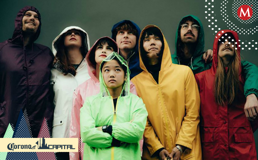 Ellos son los ocho integrantes de Superorganism. (Especial)