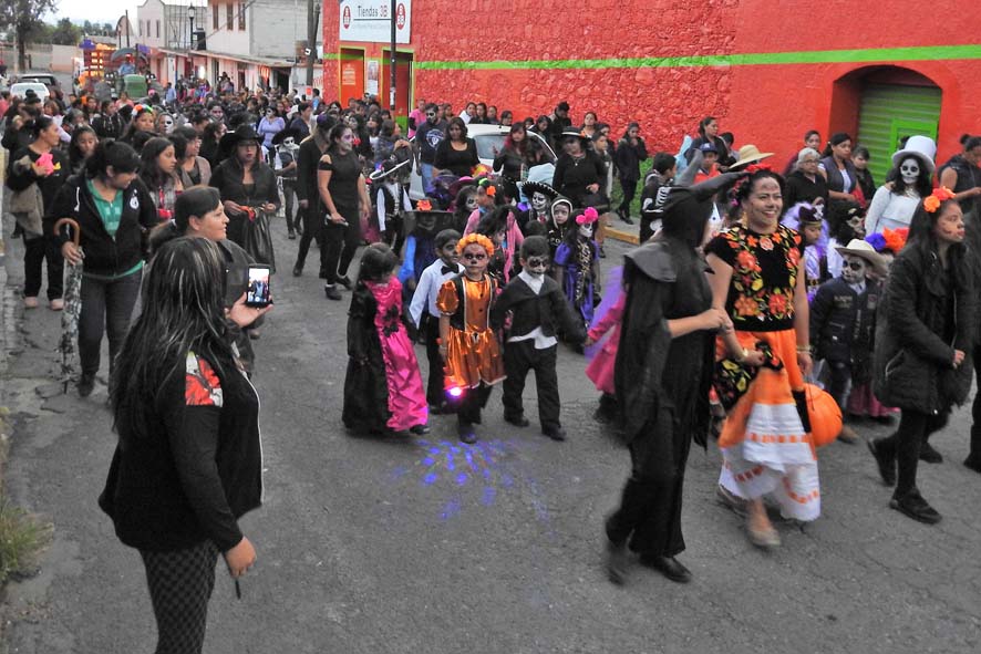 Festival cultural de Día de Muertos en Tolcayuca. (Cortesía)