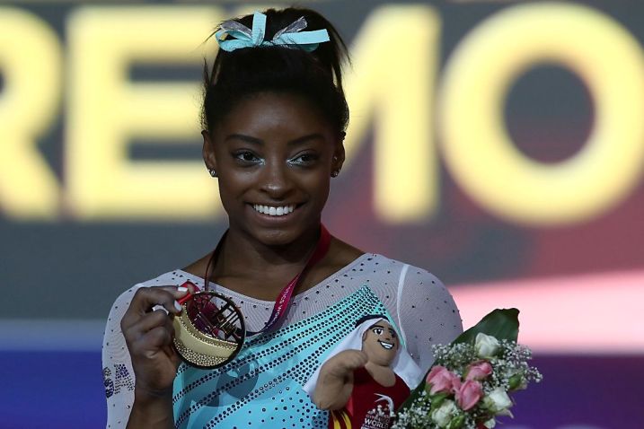 La estadunidense Simone Biles (AFP)