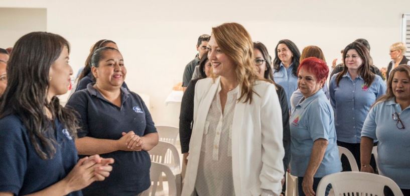 La presidenta del DIF Tamaulipas, Mariana Gómez de García Cabeza de Vaca (Vía Twitter)
