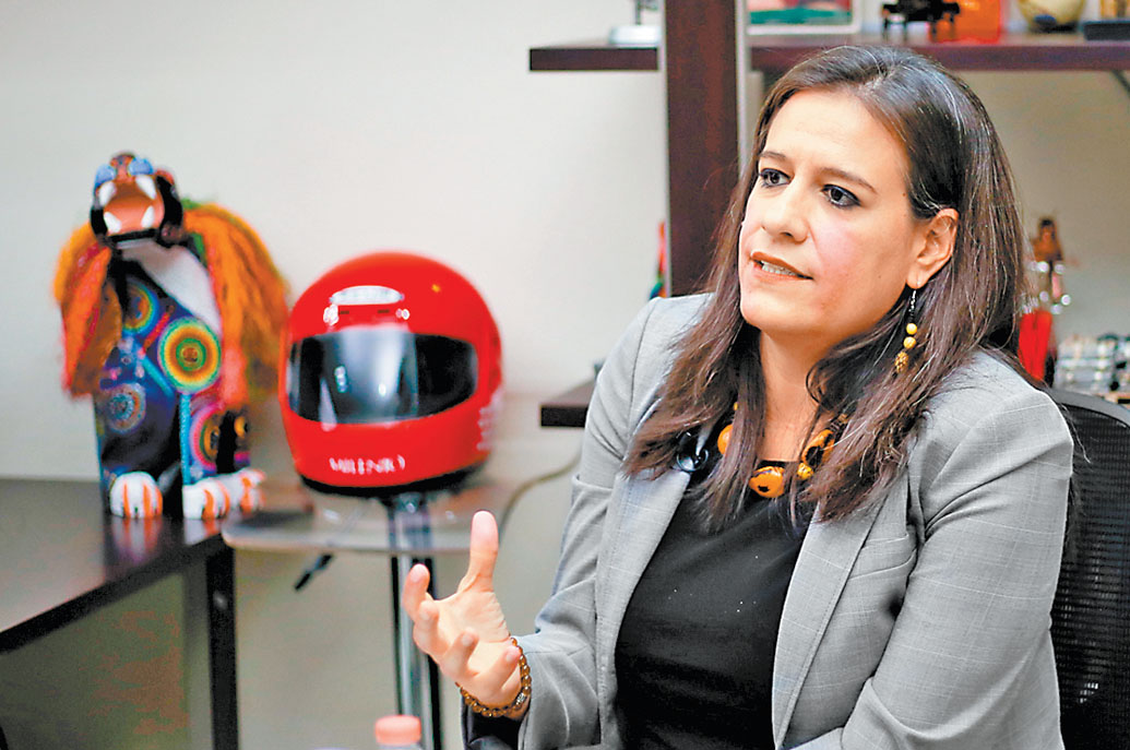 Sandra González, en "El asalto a la razón". (Araceli López)