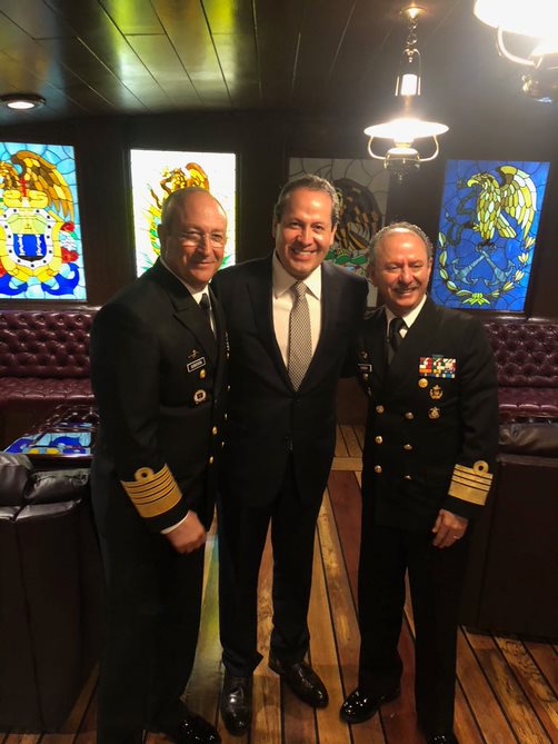 Eruviel Ávila, Vidal Soberón y Rafael Ojeda