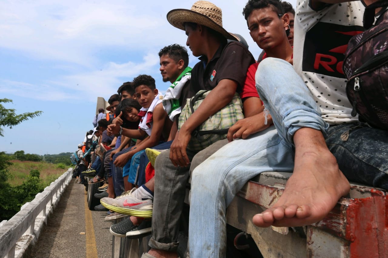 Este grupo va acompañado del dirigente de la organización Pueblos sin Fronteras, Irineo Mújica. Javier Ríos