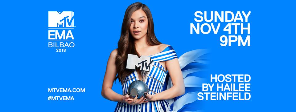 Hailee Steinfeld  conducirá los MTV EMA's (Foto: MTV)