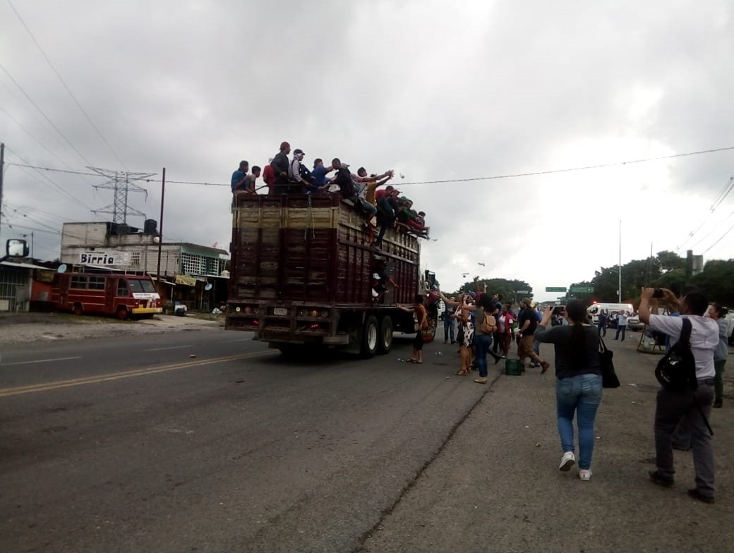 Los primeros integrantes de la Caravana Migrante comienzan a arribar a Puebla (Especial)