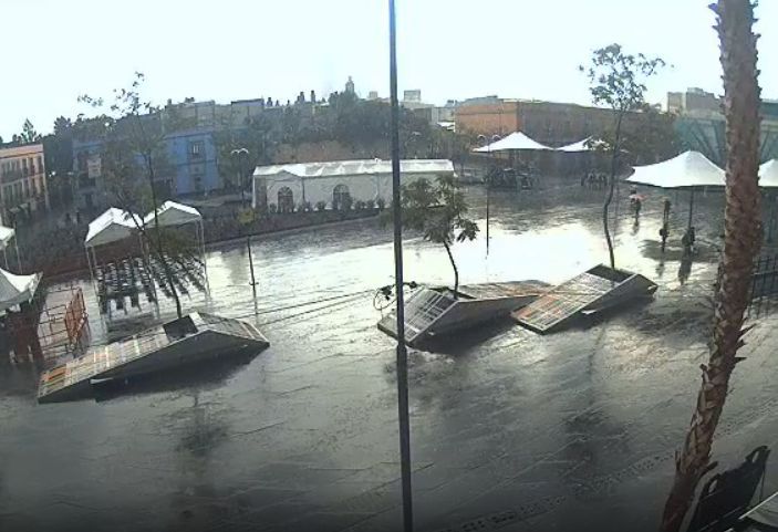 Hay lluvia ligera en las alcaldías Cuauhtémoc,  Cuajimalpa, Gustavo A. Madero y Venustiano Carranza. (Webcams de México)