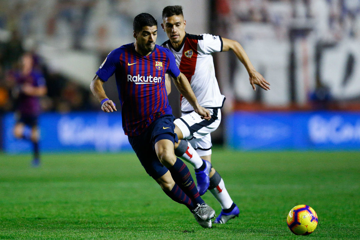 Luis Suárez condujo la remontada del Barcelona (AFP)