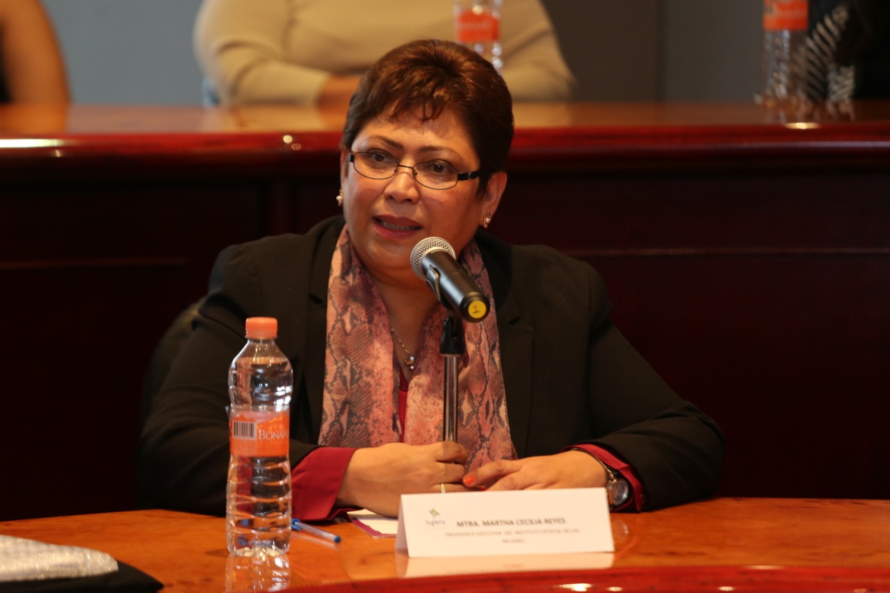 La presidenta del Instituto Estatal de las Mujeres, Martha Cecilia Reyes. (Roberto Alanís)