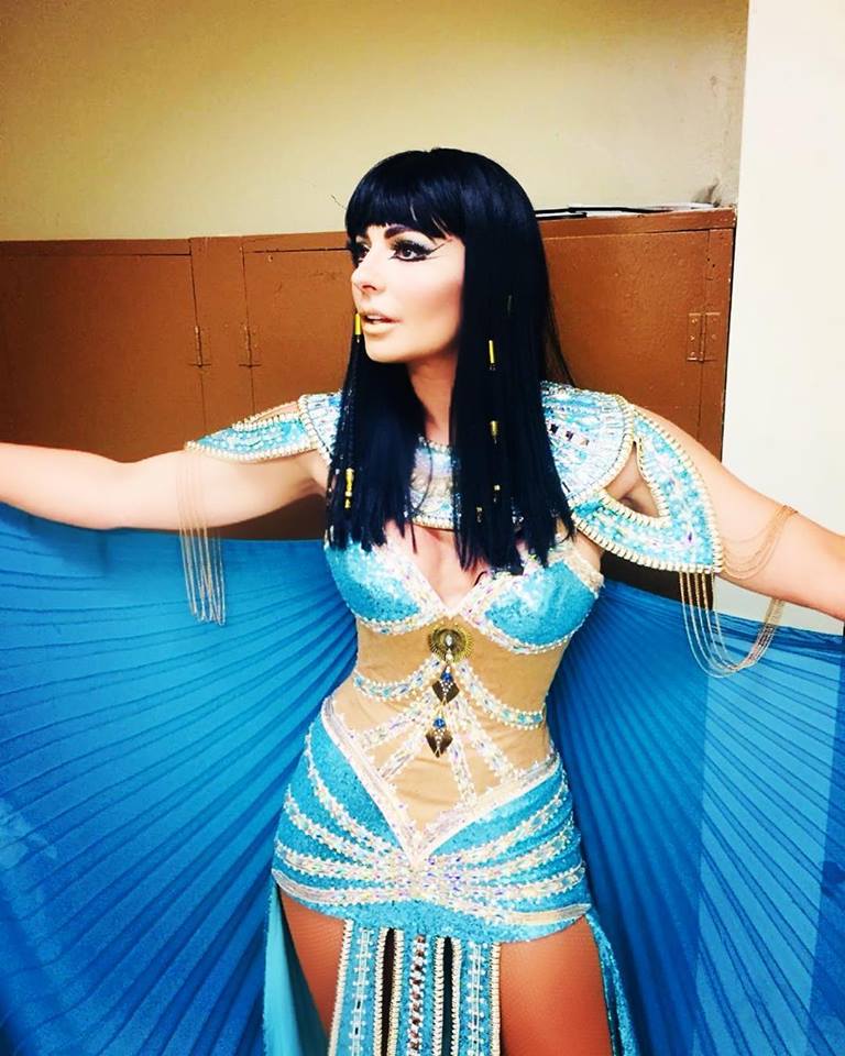 Cecilia Galliano da vida a Cleopatra. (Cortesía)