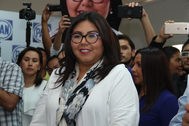 Genoveva Huerta, presidenta del Comité Directivo Estatal para el periodo 2018- 2021 (Agencia Enfoque)