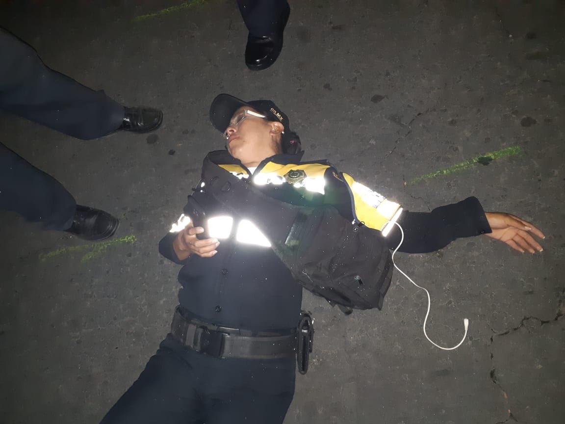 La mujer tuvo lesiones en su brazo por la agresiones del conductor del BMW. (Especial)