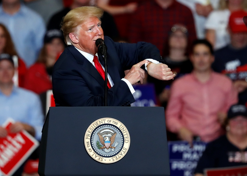 Trump agradeció el voto.