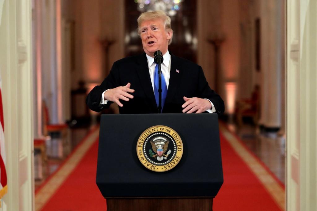 Donald Trump, presidente de Estados Unidos. (AP)