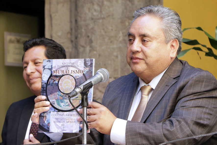 Presentan programa del Encuentro Internacional de Muralismo