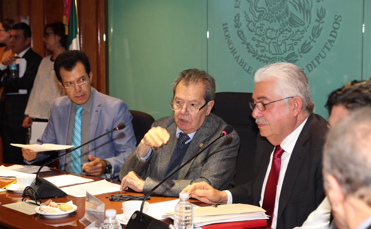 El presidente de la Cámara de Diputados, Porfirio Muñoz Ledo, encabezo en el encuentro (especial)